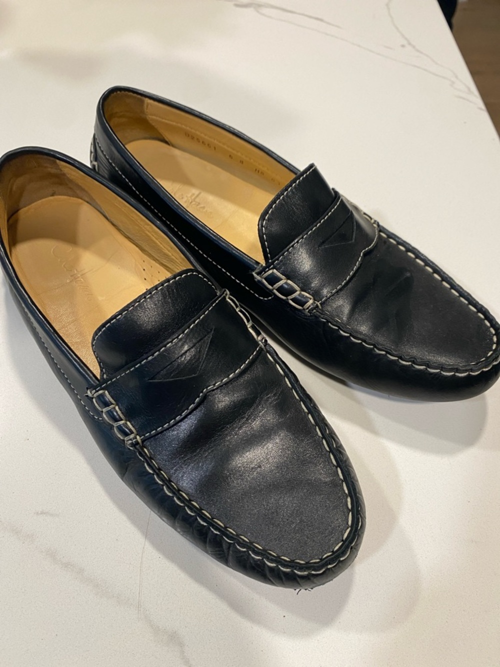 Women’s Cole Haan Black Leather Penny Loafers